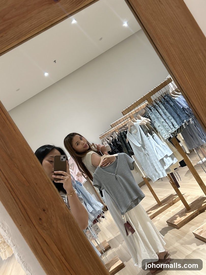 Two Women in Clothing Store