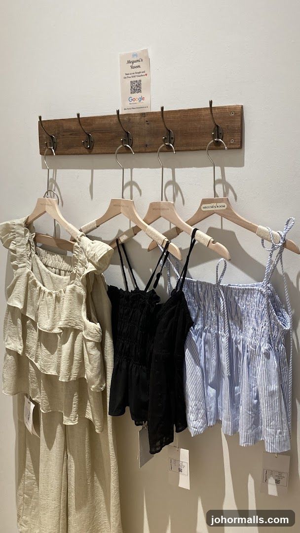 Clothing on hangers