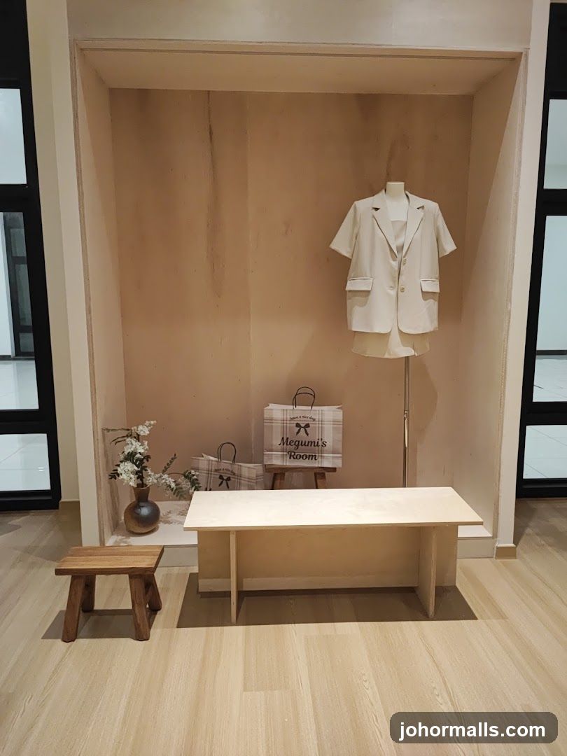 Display of clothing and accessories