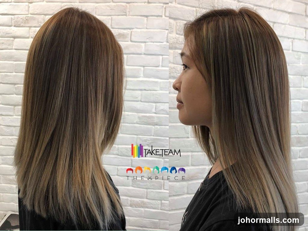Woman with Ombre Hair