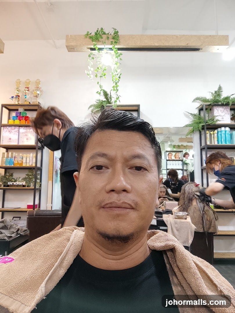 Man in Hair Salon
