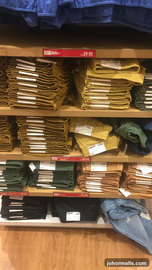 Folded Pants on Shelves