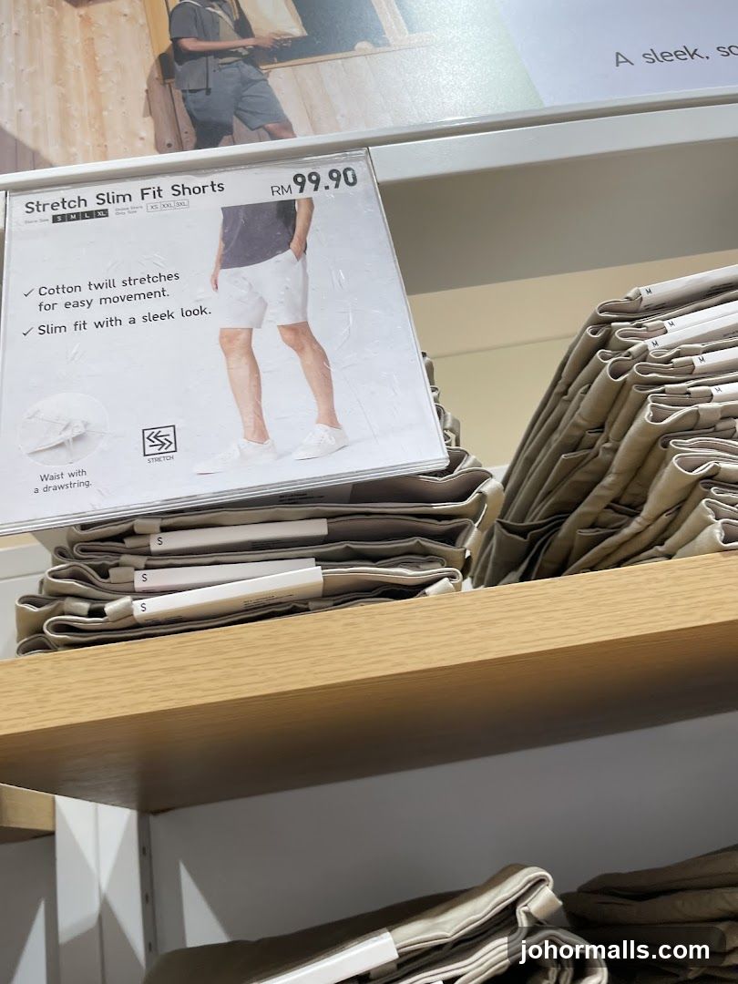 Stretch Slim Fit Shorts Display