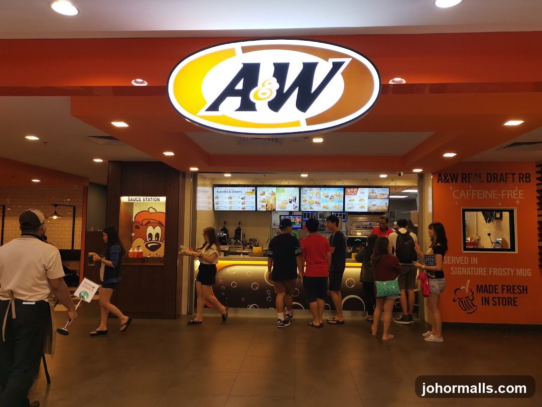 A&W Restaurant Interior