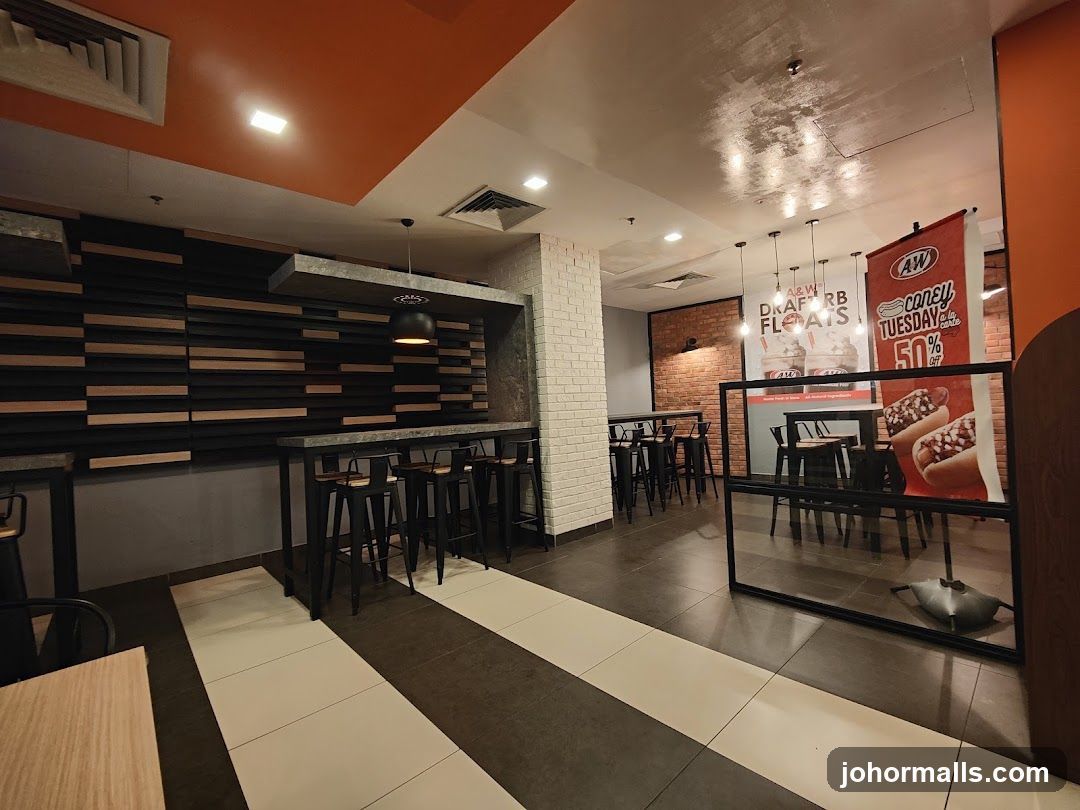 A&W Restaurant Interior