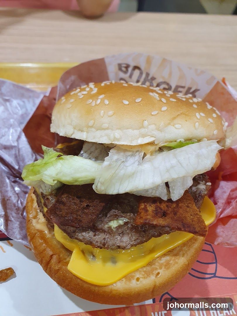 Burger with Cheese and Lettuce