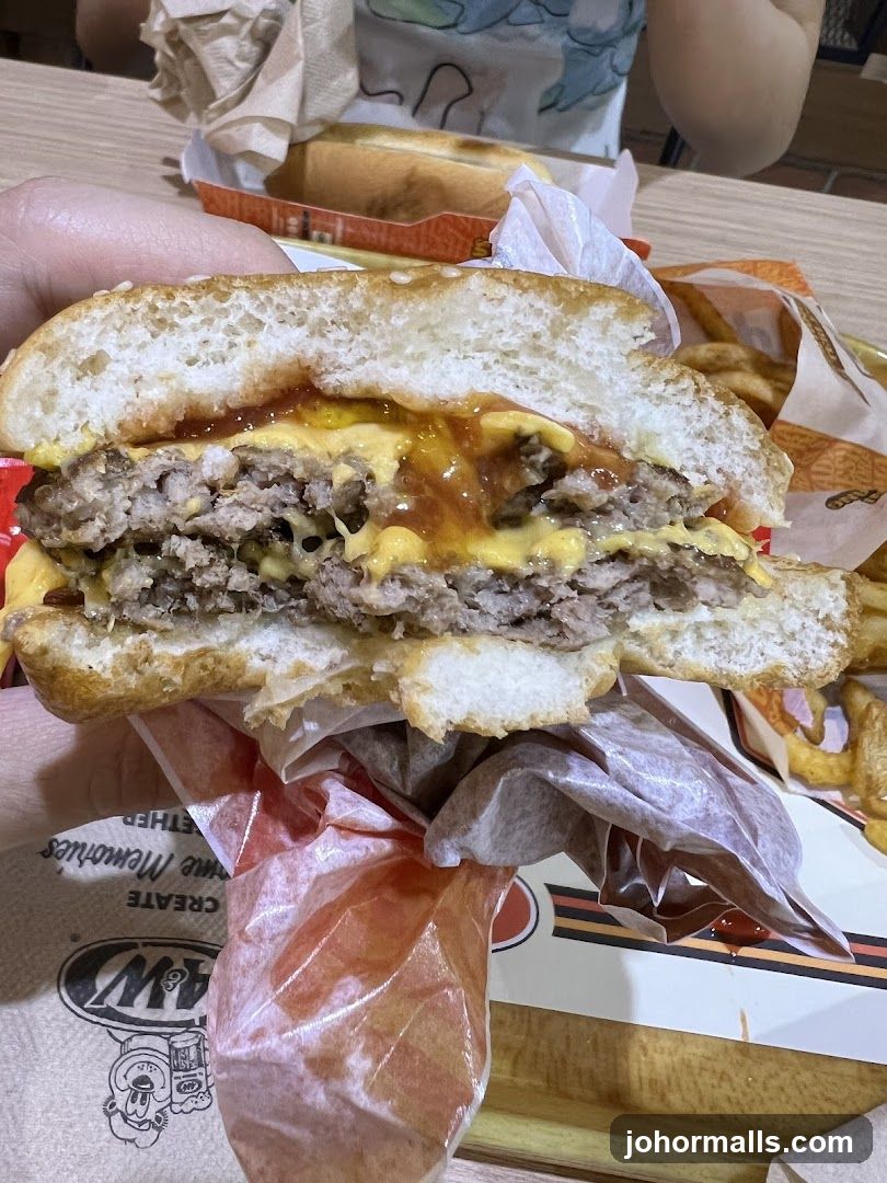 Double Cheeseburger with Fries