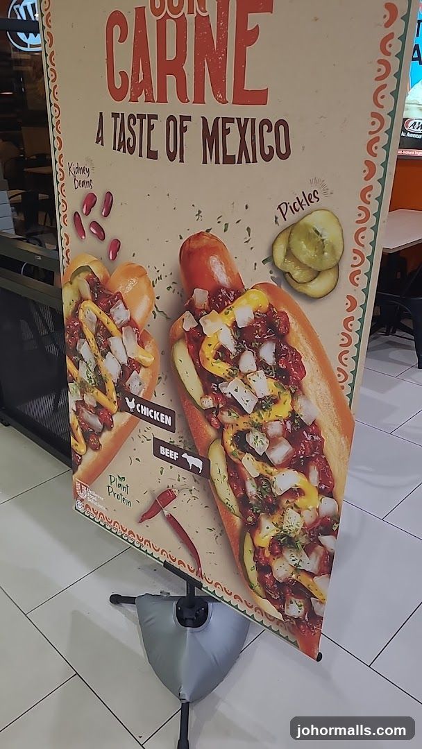 Con Carne Hot Dog Advertisement