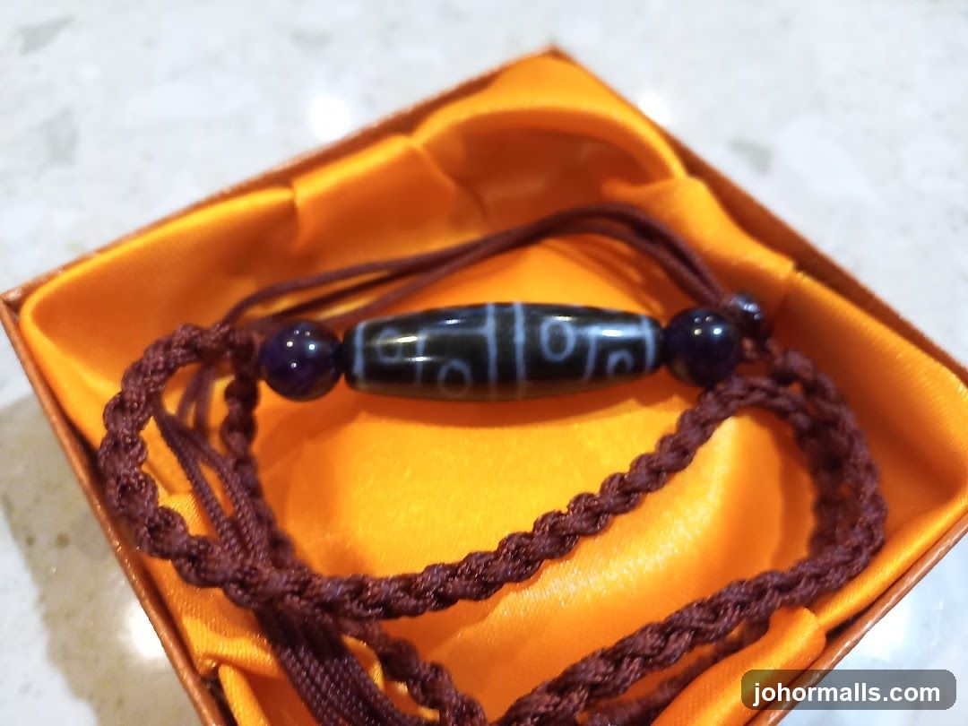 Tibetan Dzi Bead Necklace