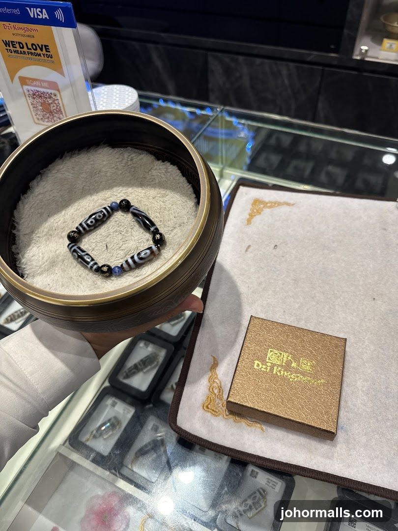 Dzi Kingdom Bracelet Display