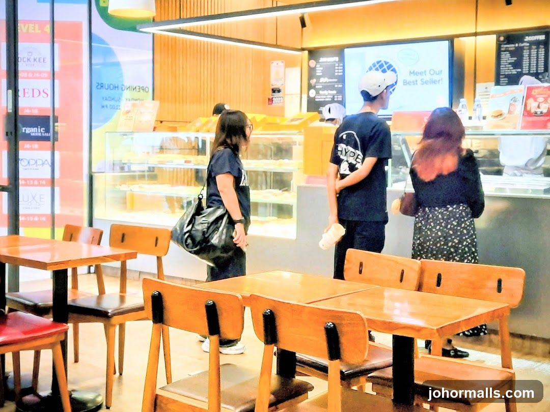 Cafe Interior with Customers