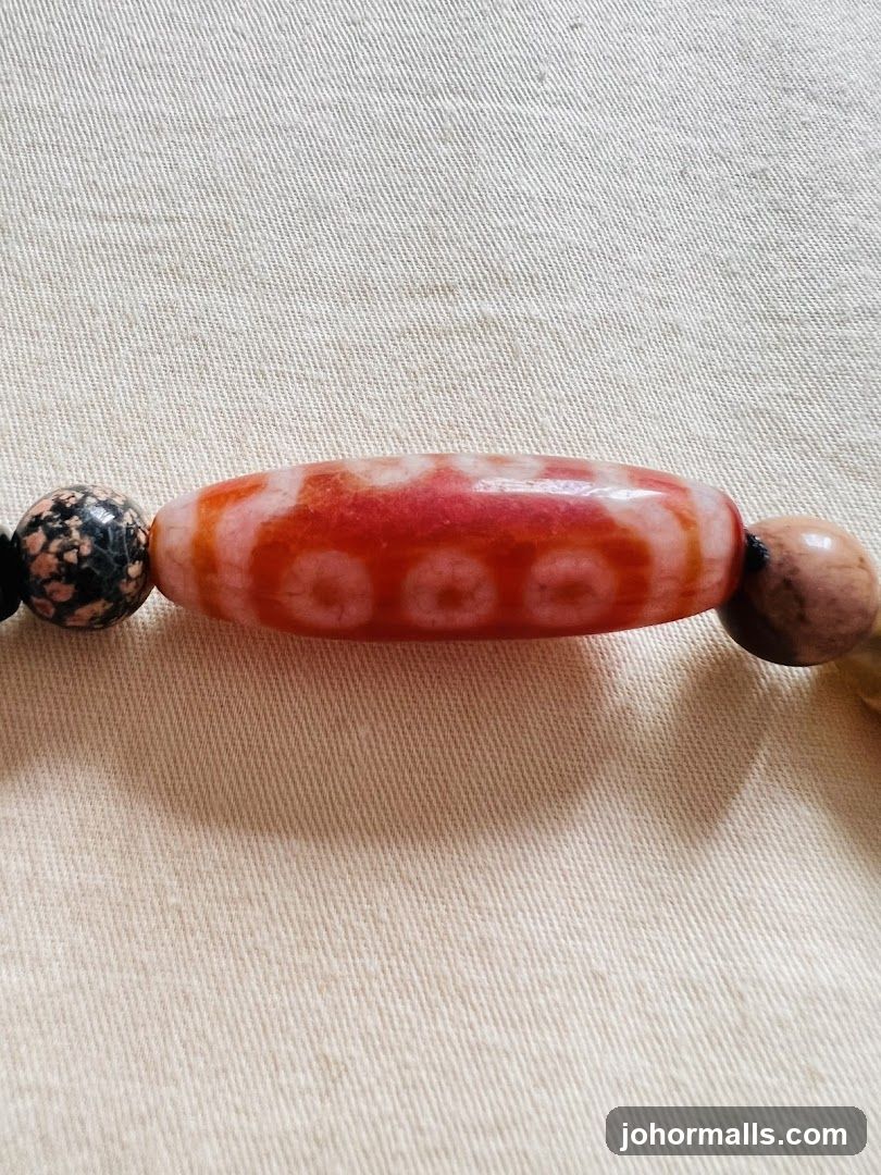 Tibetan Dzi Bead Bracelet
