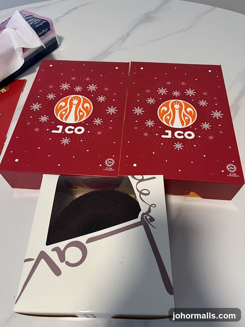 J.CO Donuts Boxes and Donut