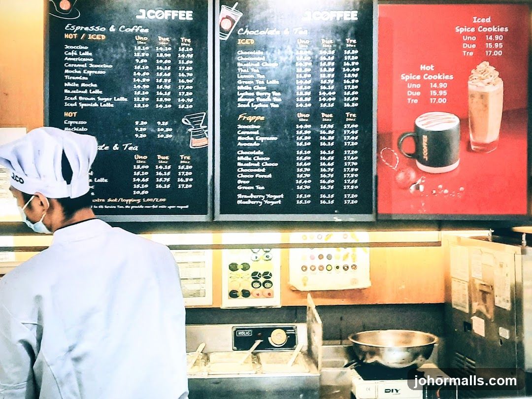 JCOFFEE Menu