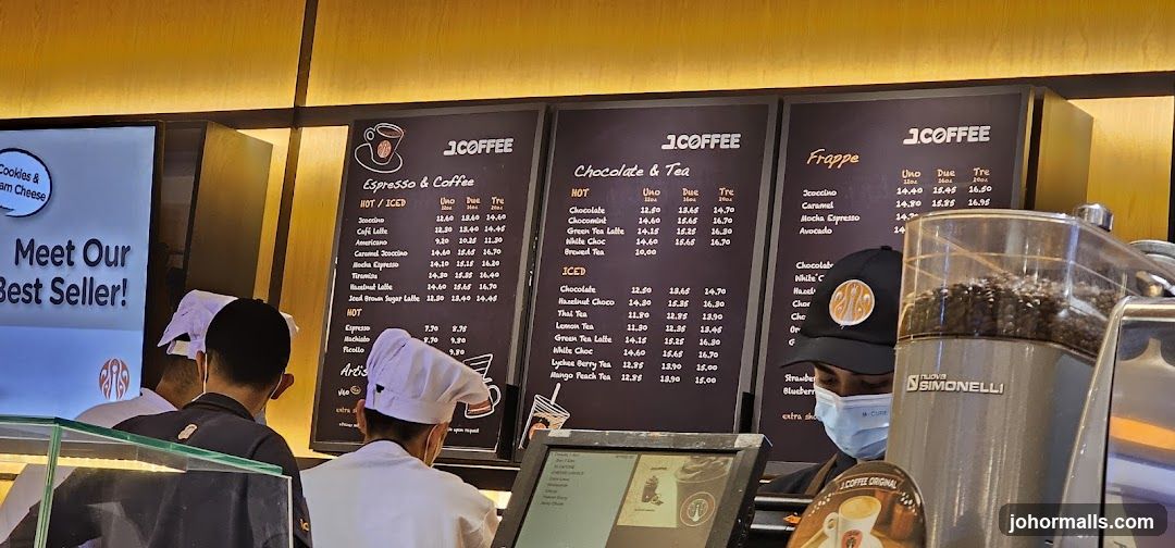 J.COFFEE Menu