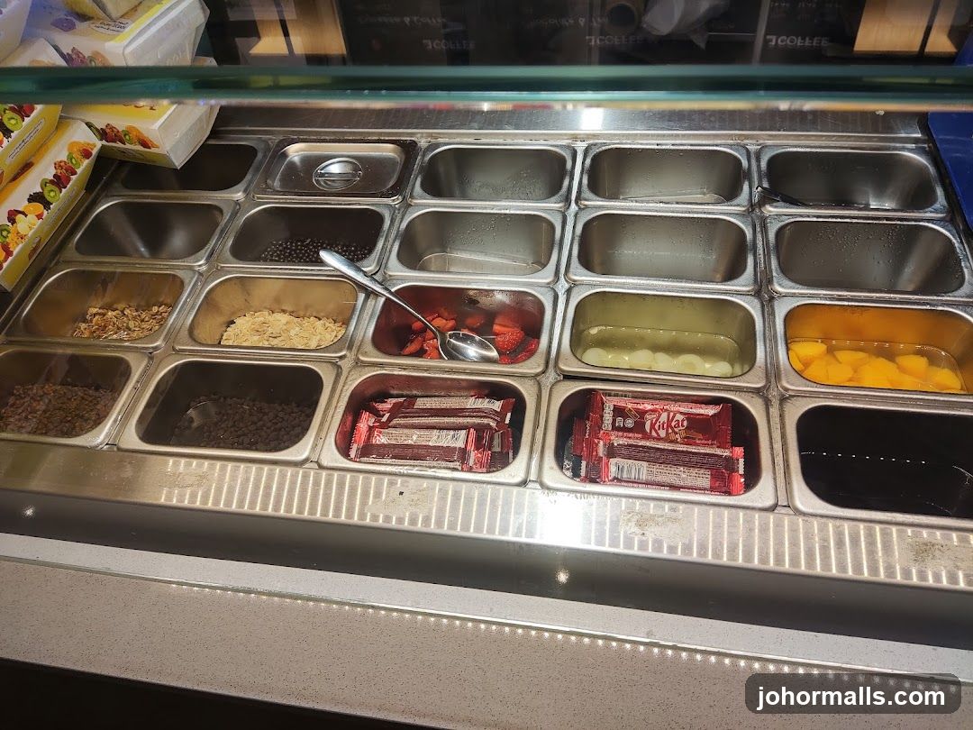 Dessert Toppings Display