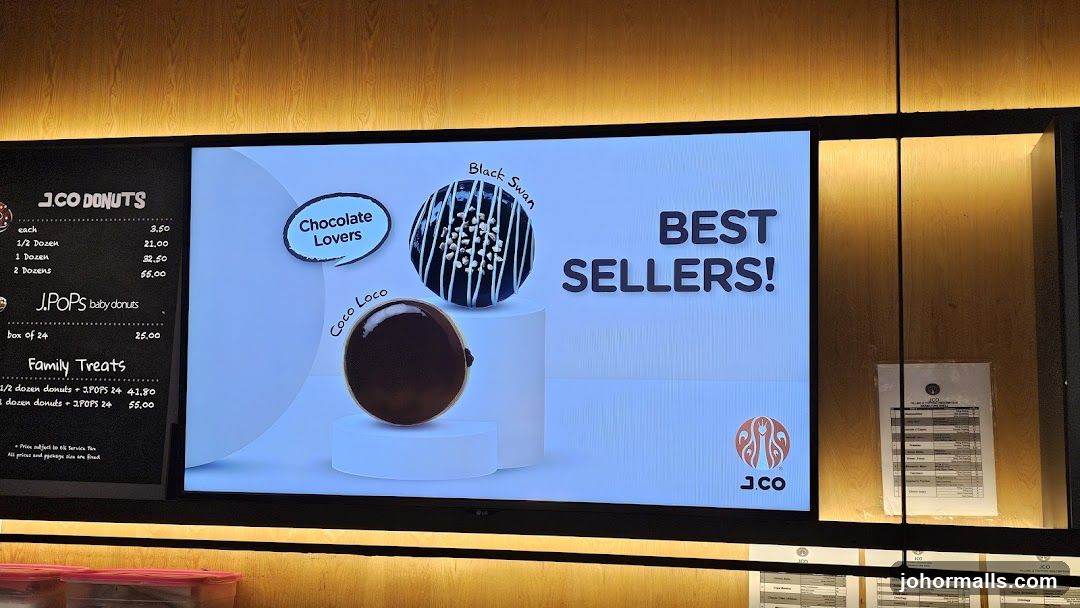 J.CO Donuts Best Sellers Display