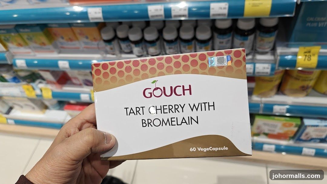 Gouch Tart Cherry with Bromelain Supplement Box
