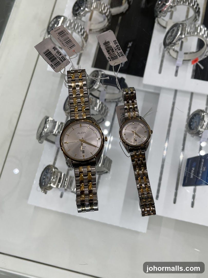 Watches on Display