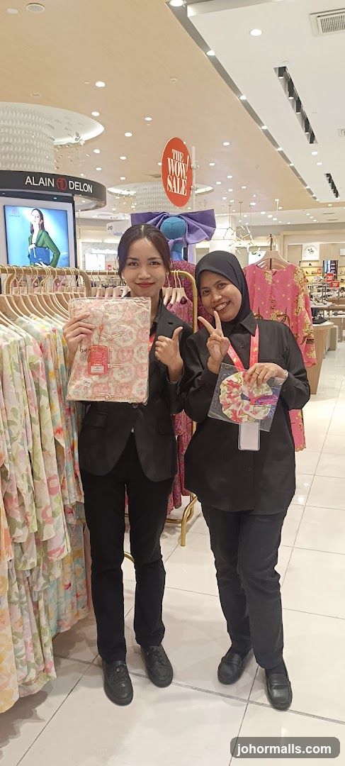 Two women in a store