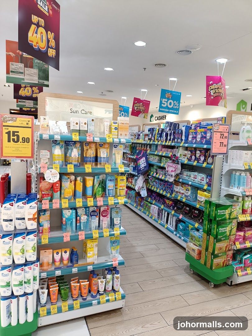 Health and Beauty Products Aisle