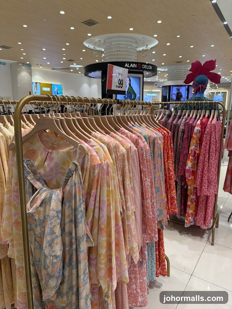 Floral Dresses on Display