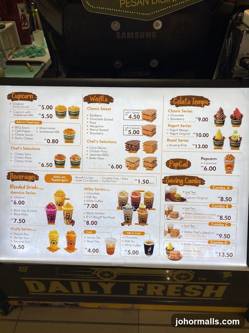 Daily Fresh Menu