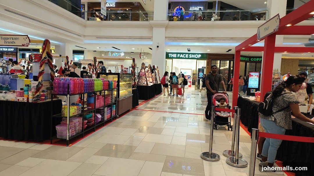 Mall Interior with Retail Booths