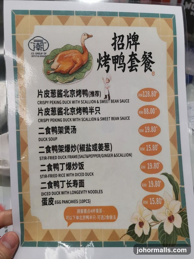 招牌烤鸭套餐