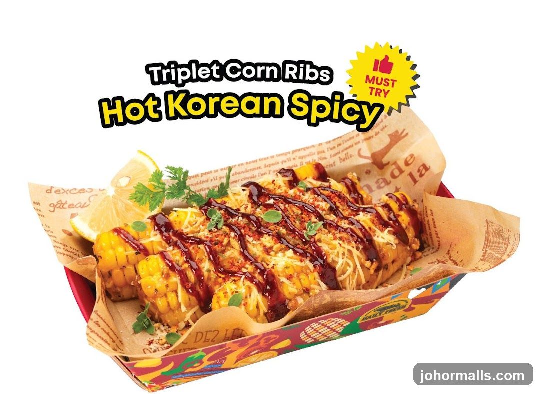 Hot Korean Spicy Triplet Corn Ribs