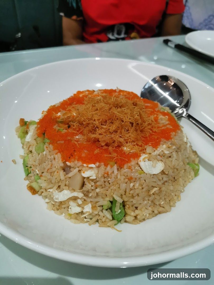 Fried Rice with Roe and Crispy Topping