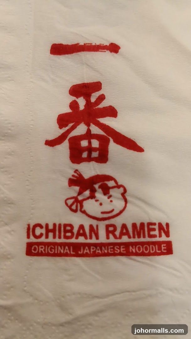 Ichiban Ramen Napkin