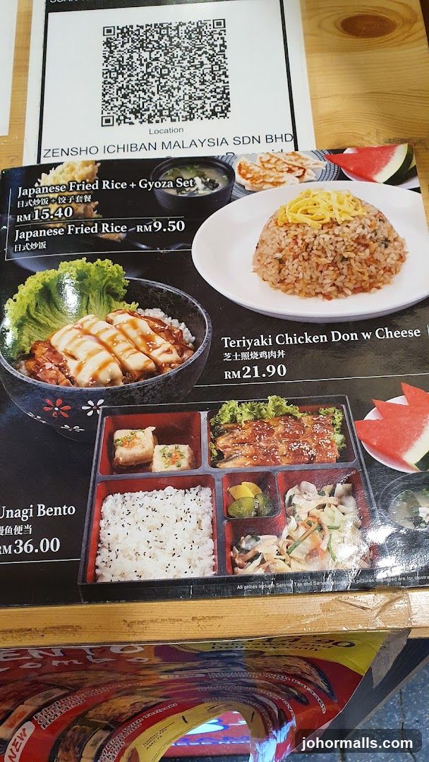 Japanese Food Menu