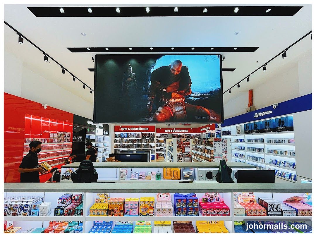 Video Game and Collectibles Store Interior