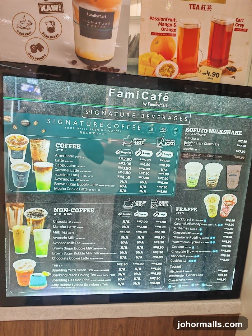FamiCafé Signature Beverages