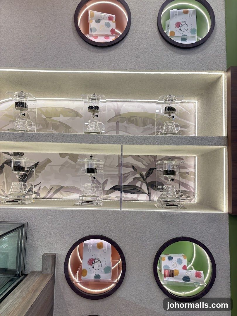 Coffee Brewing Equipment Display