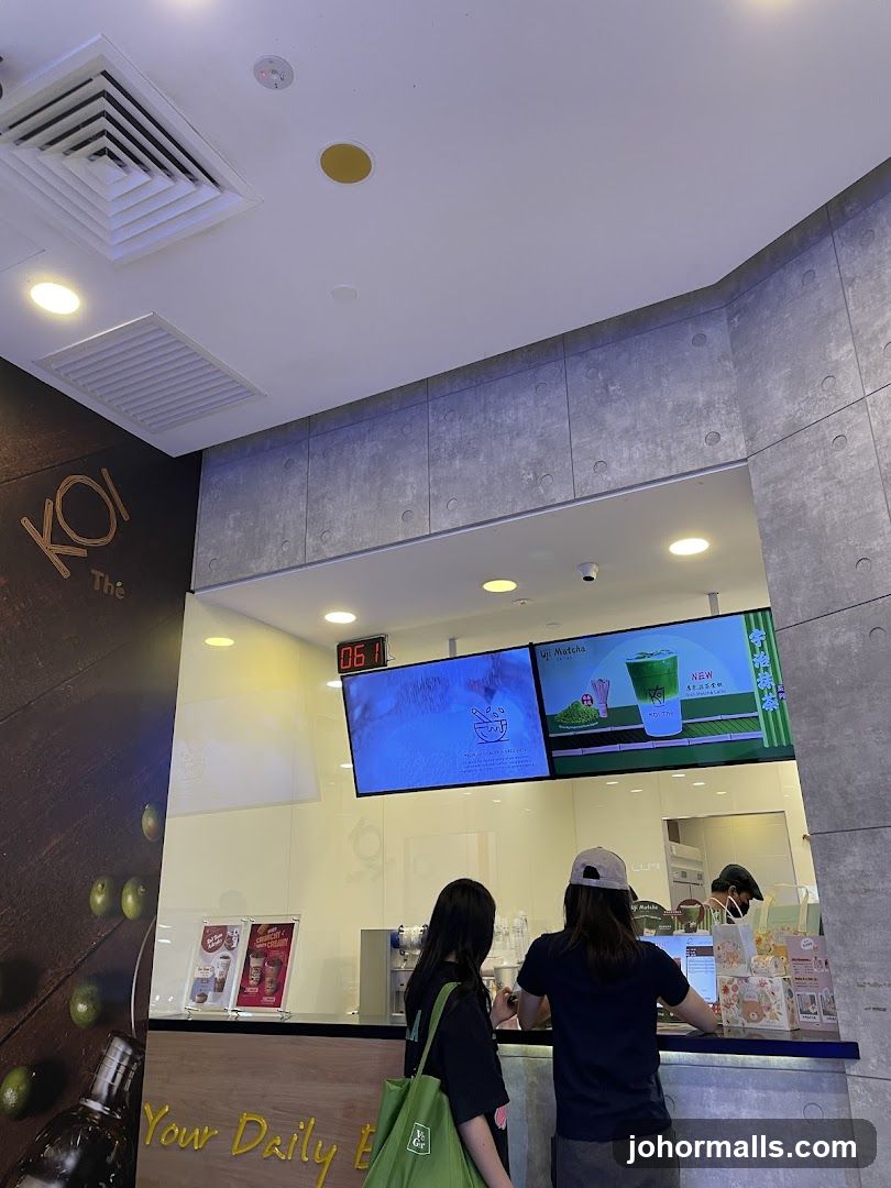 Bubble Tea Shop Counter
