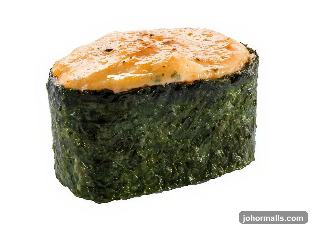 Baked Salmon Gunkan Maki