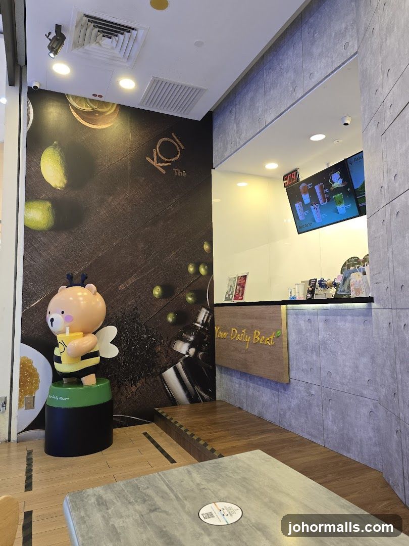 KOI The Bubble Tea Shop Interior