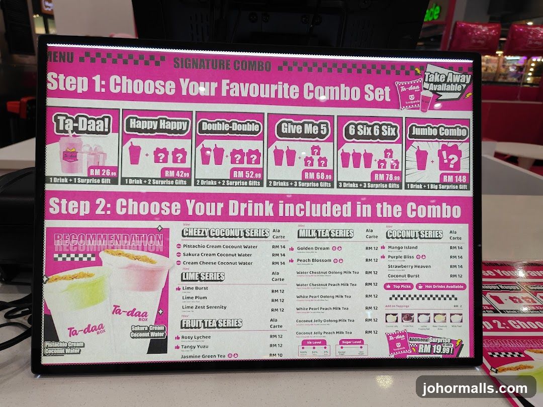 Signature Combo Menu