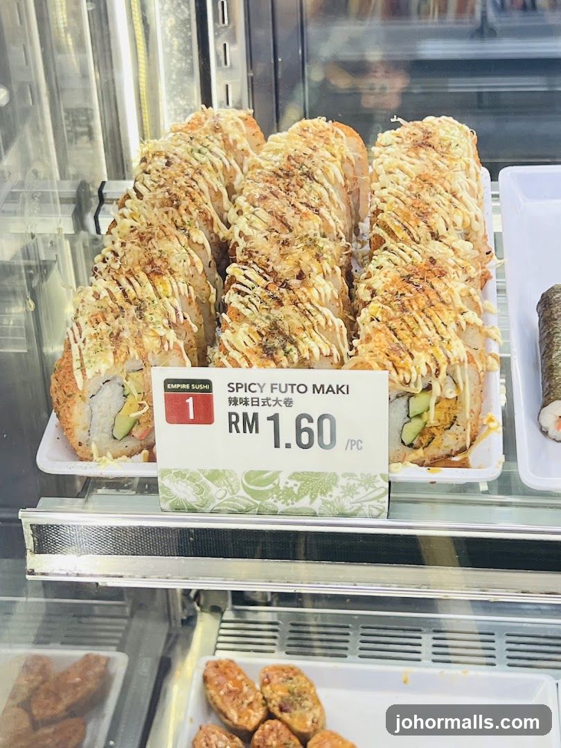 Spicy Futo Maki Sushi