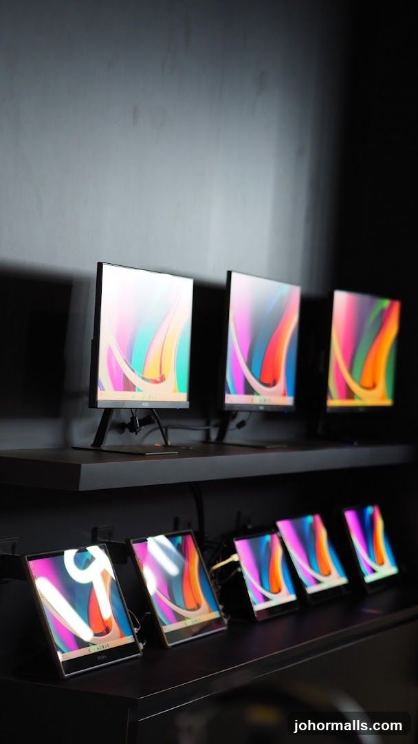 Computer Monitors on Display