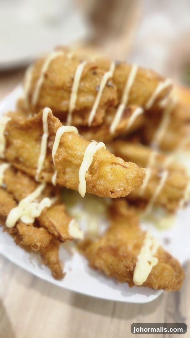Fried Food with Drizzle