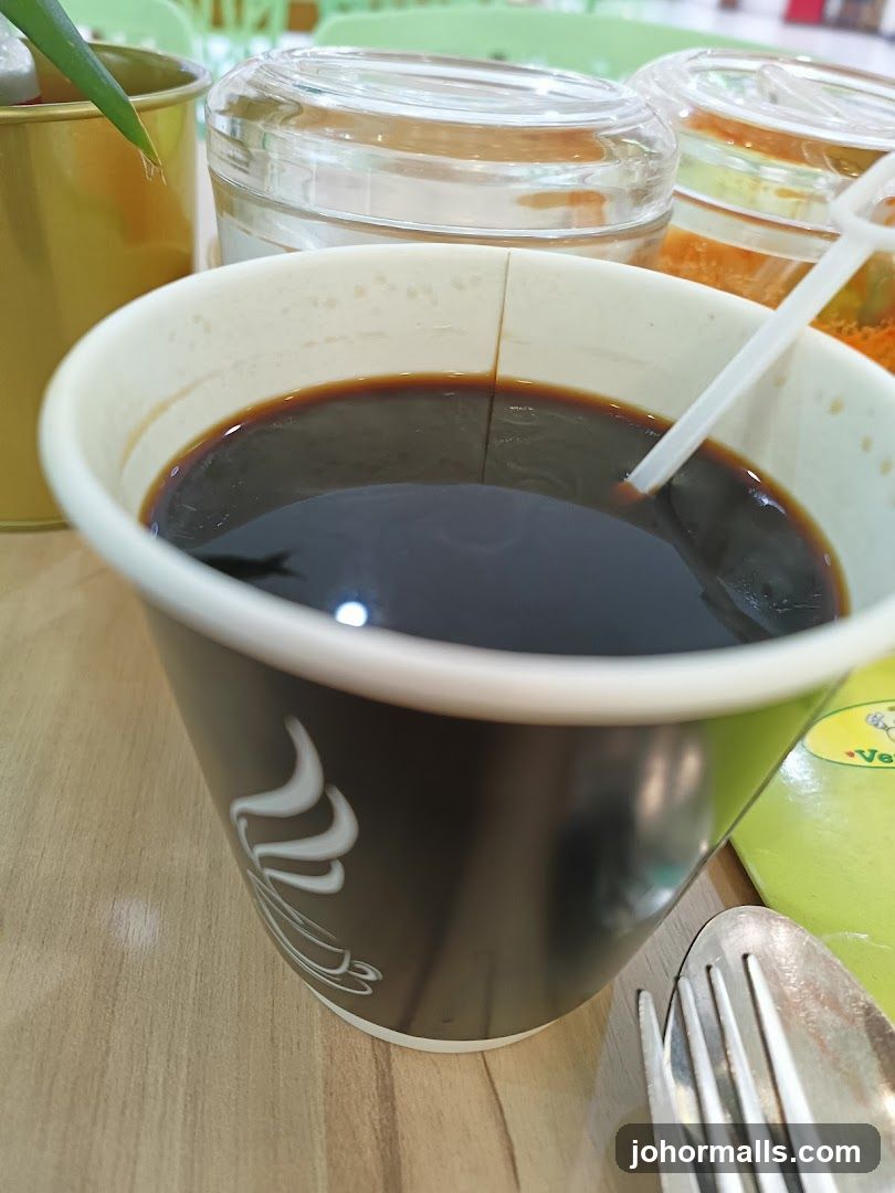 Coffee in a paper cup