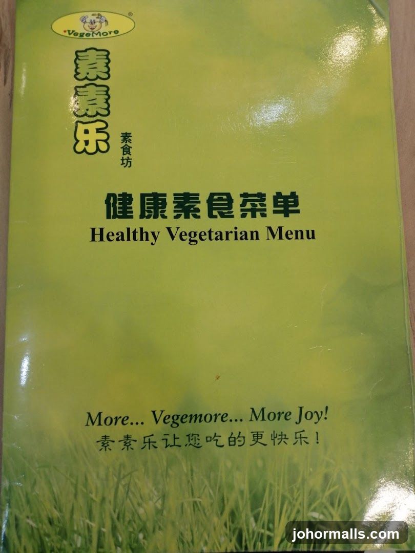 Healthy Vegetarian Menu