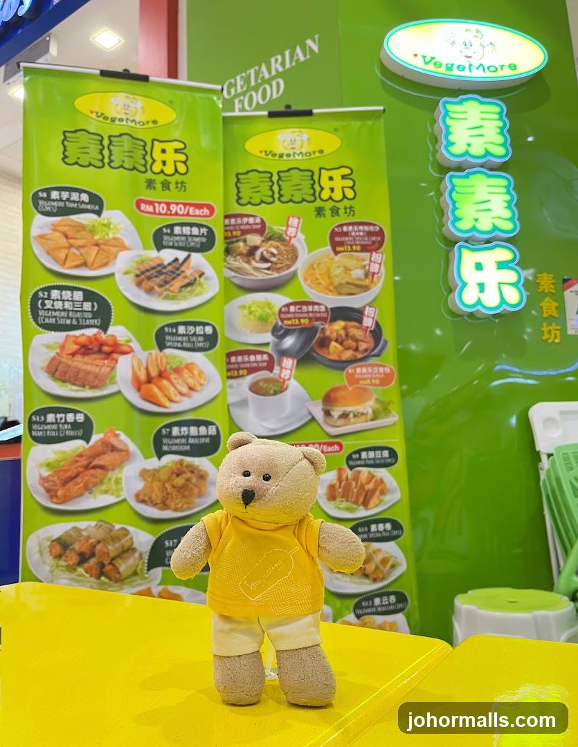 Vegetarian Food Display