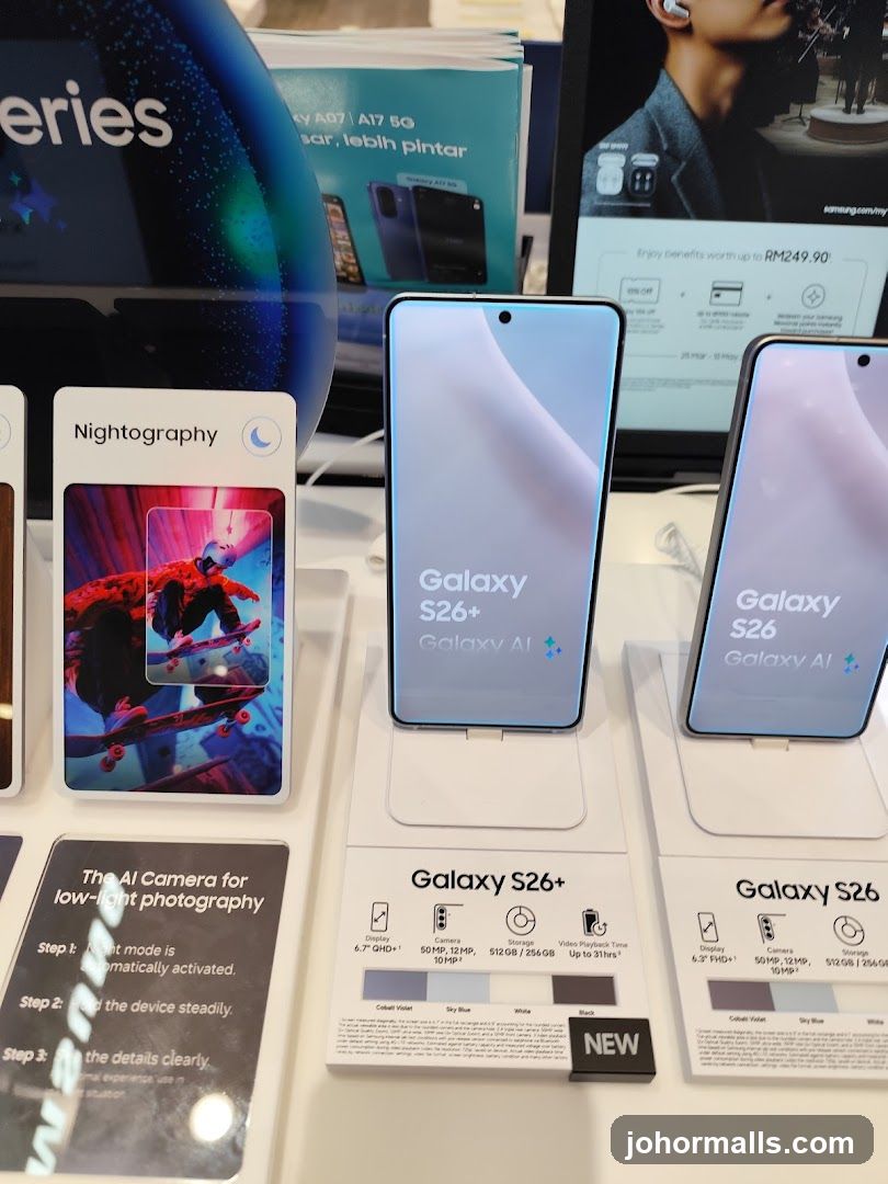 Samsung Galaxy S26 Series Display