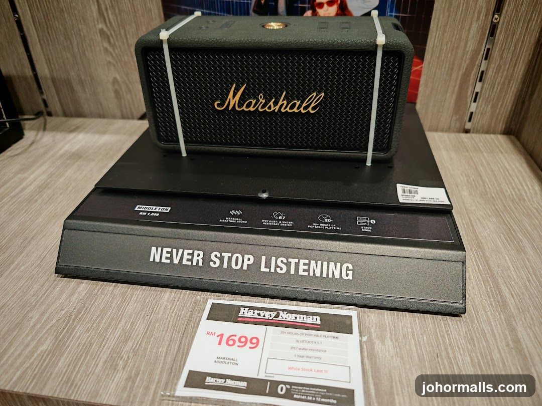 Marshall Middleton Speaker Display