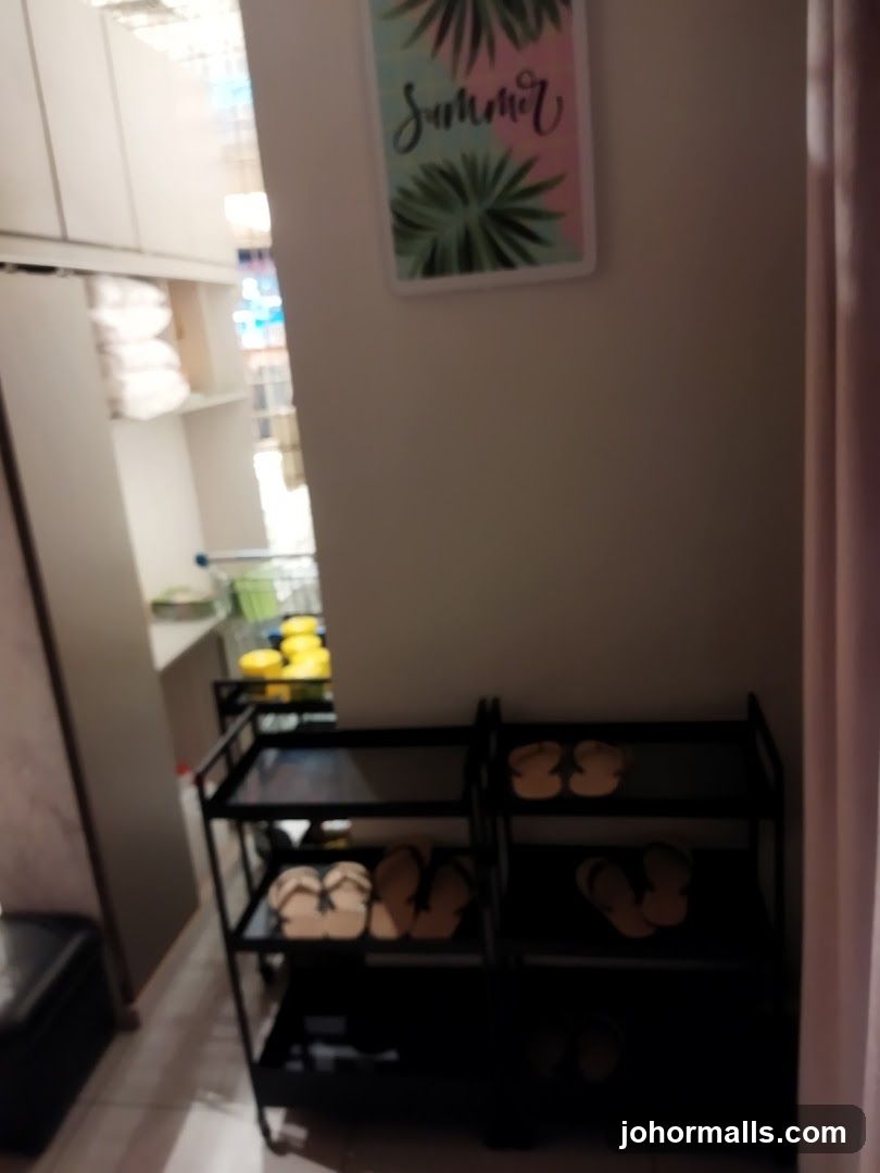 Shoe Rack with Flip-flops