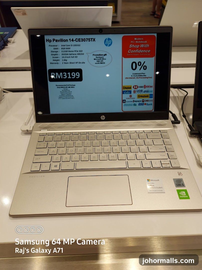 HP Pavilion Laptop Advertisement